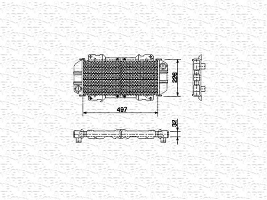 MAGNETI MARELLI Radiators, Motora dzesēšanas sistēma 350213477000